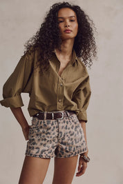 Free People Now or Never Printed Short (Brown Sugar)