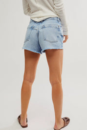 Free People Now or Never Denim Short (Sunsational, Moon Child)