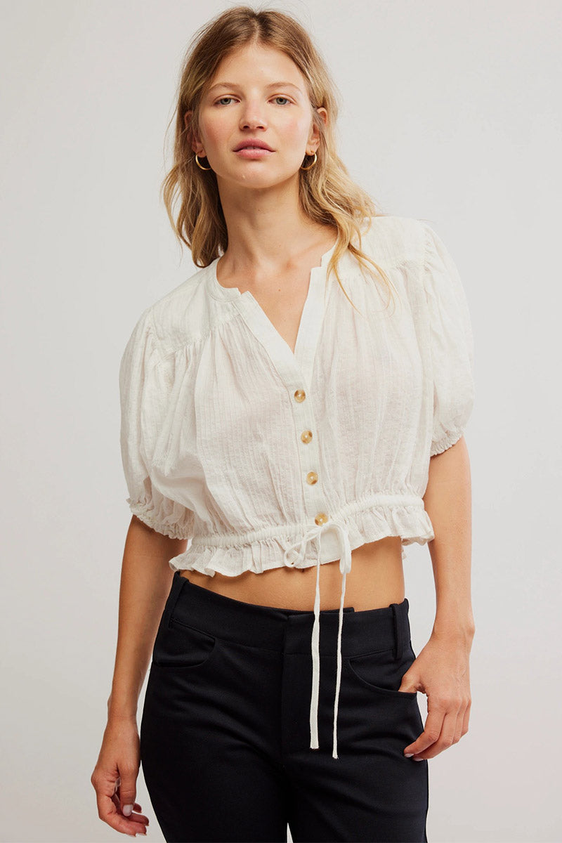 Free People - Little Cloud Shirt (Ivory)