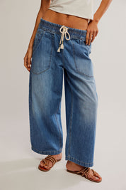 Free People Easy Peasy Pull On Jeans (No Problem)