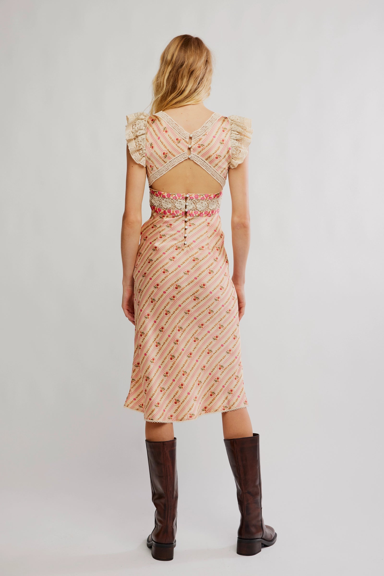 Free People Bali Belle Midi - Soft Pink