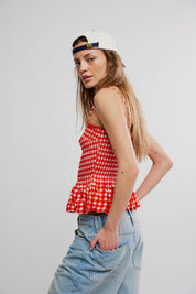 Free People Sundance Tank - Red