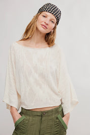 Free People Amber Breeze Sweater (Ivory)