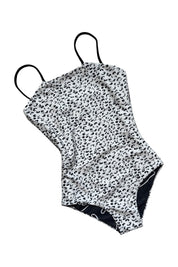 Of One Sea - Girl's Strappy One Piece Reversible (Black Shaka)