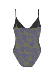 MAI Everyday Bodysuit - Bordeaux, Olive Oasis