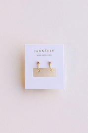 Open Mini Hoop Earring - Pink