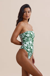 Stone Fox Paola One Piece - Strapless Swimwear (Flora)