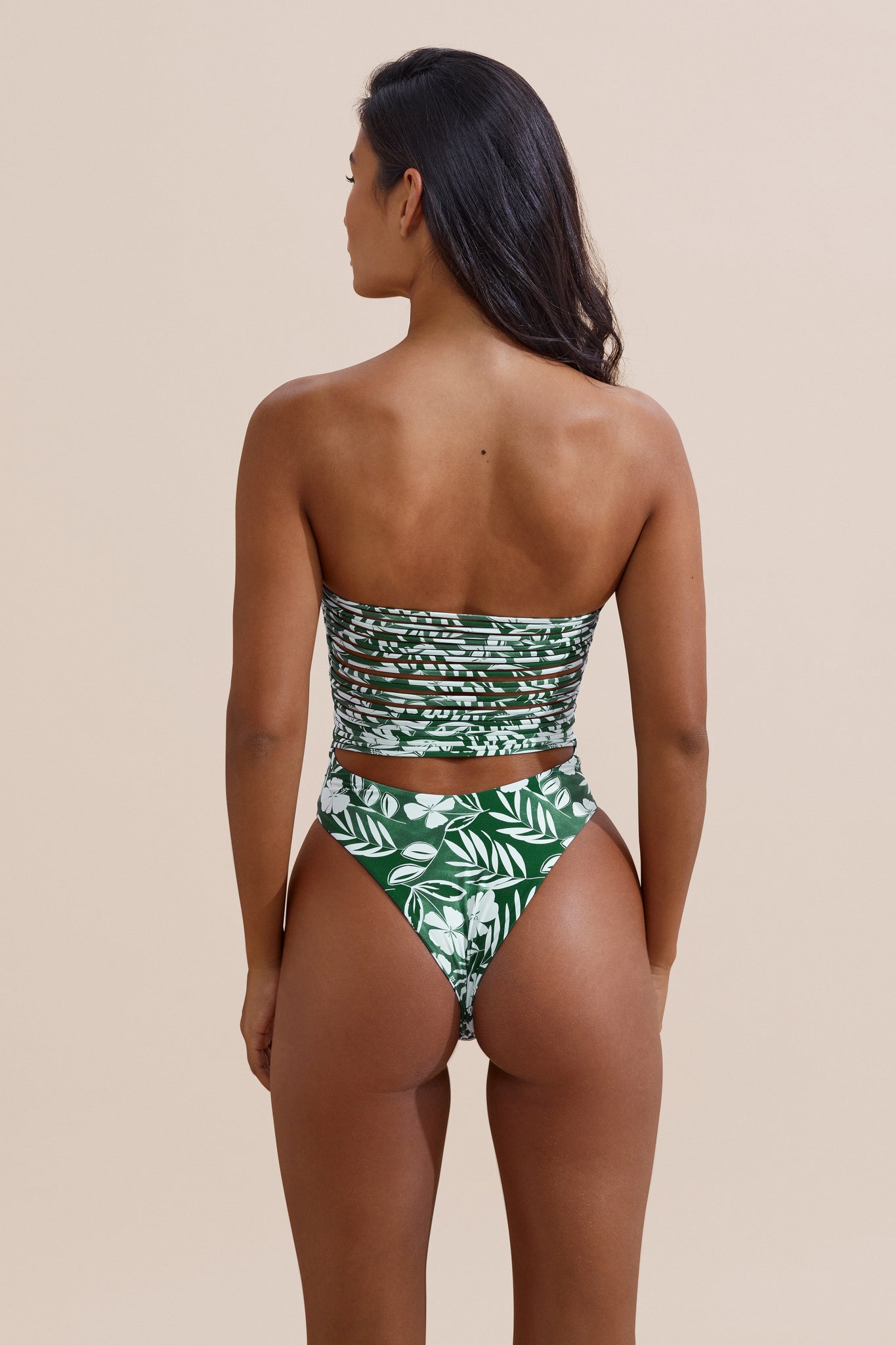 Stone Fox Paola One Piece - Strapless Swimwear (Flora)