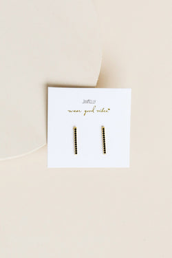 Pavé Ear Climber - Black