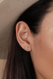 Pave Snake Stud