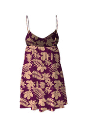 MAI Charlie Dress (Peach Oasis, Steel Blue)