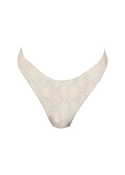 MAI High Hip Bottom - Ice Panther, Pearl Python