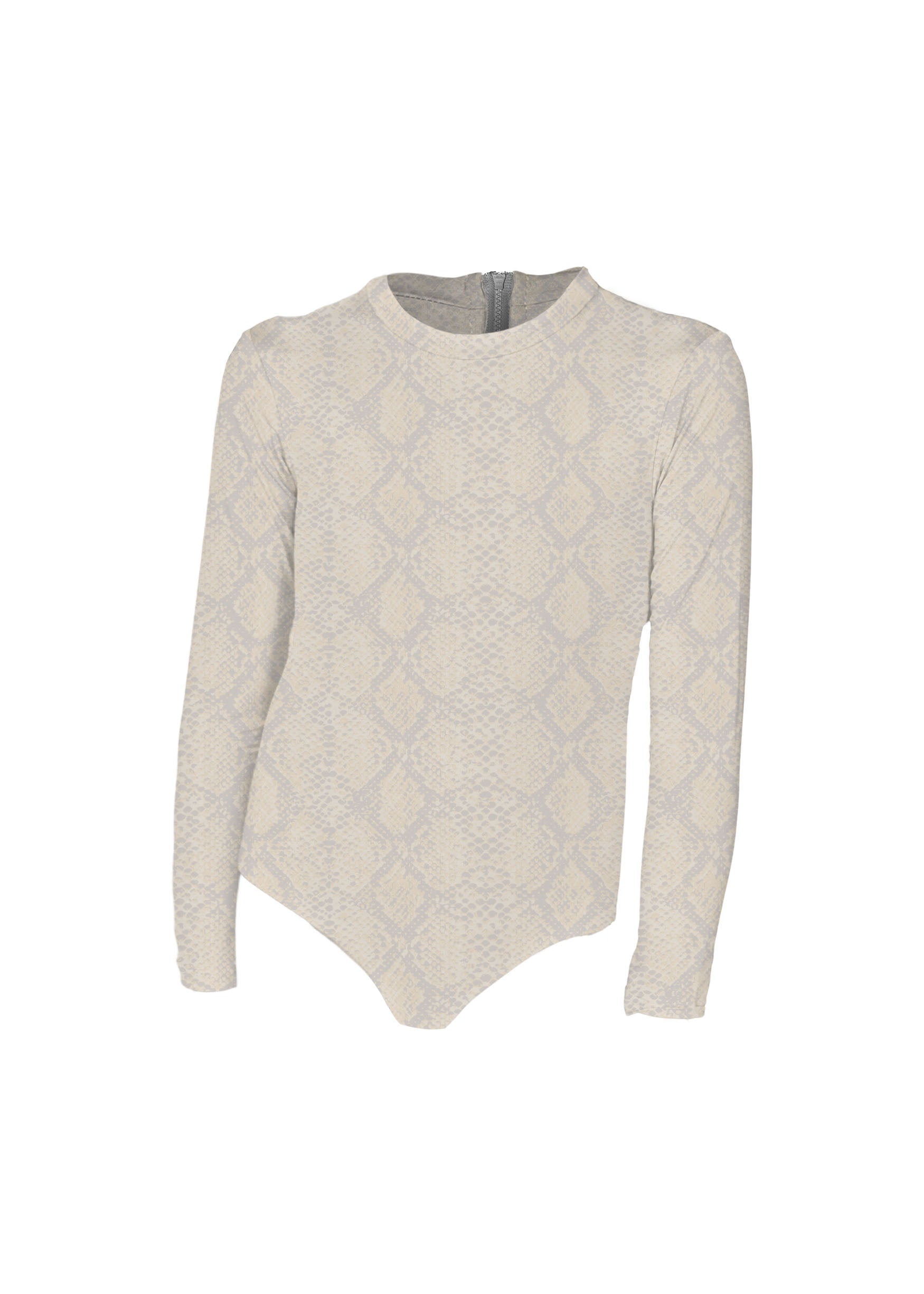 MAI Littles Long Sleeve Bodysuit - Ice Panther, Blue Oasis, Pearl Python