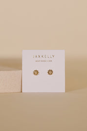Jax Kelly Petite Daisy Stud - 18k Gold Plated Earrings