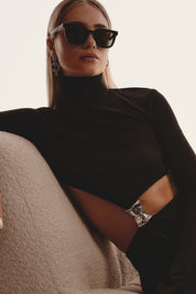 QUAY Game Over Sunglasses - black/smoke  pol