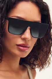 QUAY Nightfall - Blk/Blk Aqua