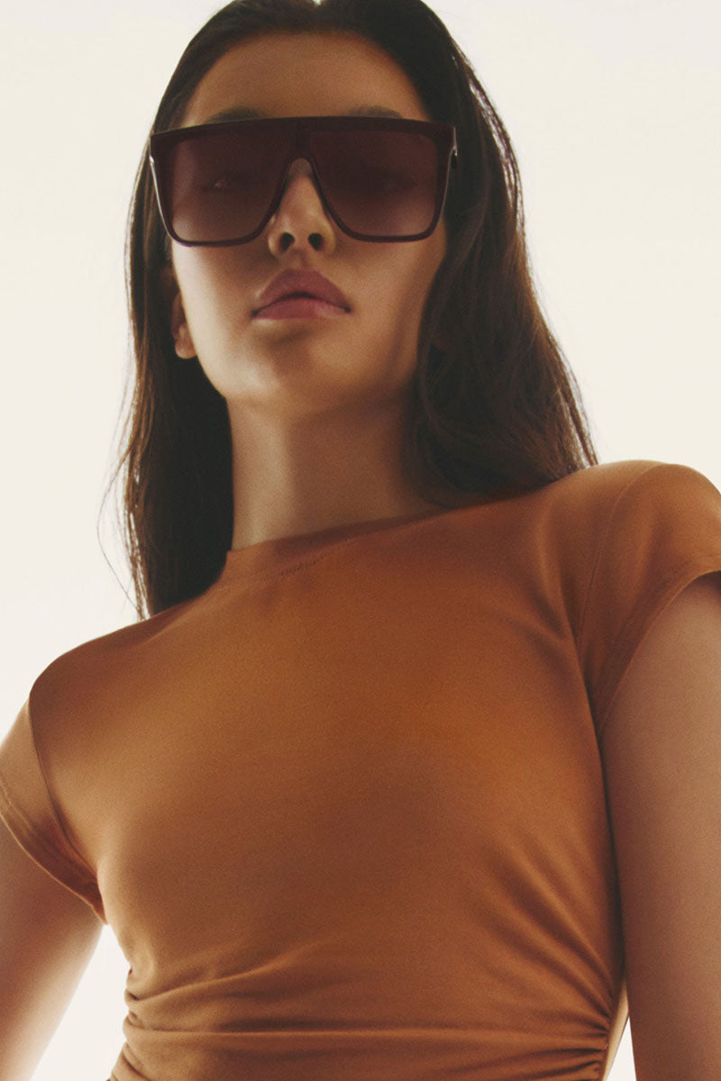 QUAY Nightfall Sunglasses - Espresso Frame/Brown Lens