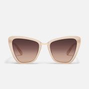 QUAY All Talk - bone/dark fawn