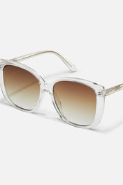 QUAY Ever After Sunglasses - clear/sepia