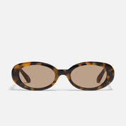 QUAY Felt Cute Sunglasses - Pebble Tort/Tan