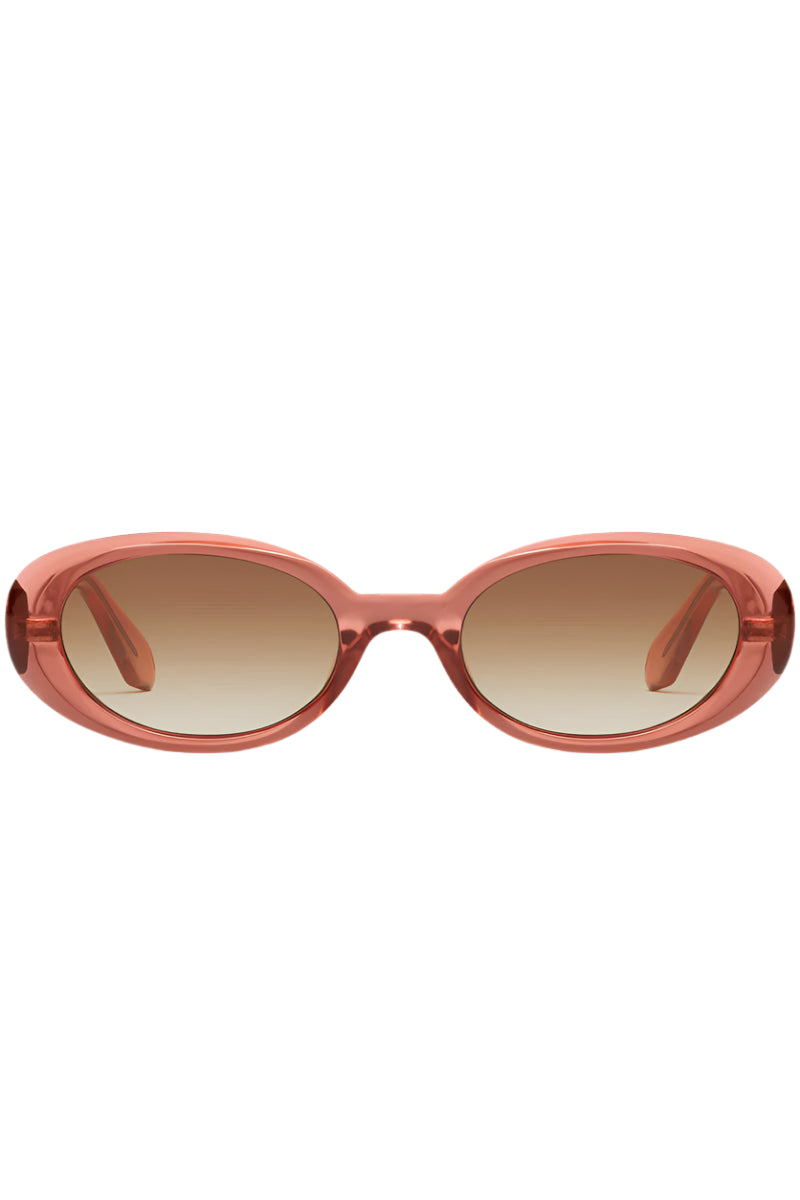 Felt Cute Sunglasses - Primrose Frame/Sepia Lens