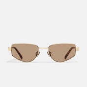 QUAY - HIT SINGLE Sunglasses - gold/tan