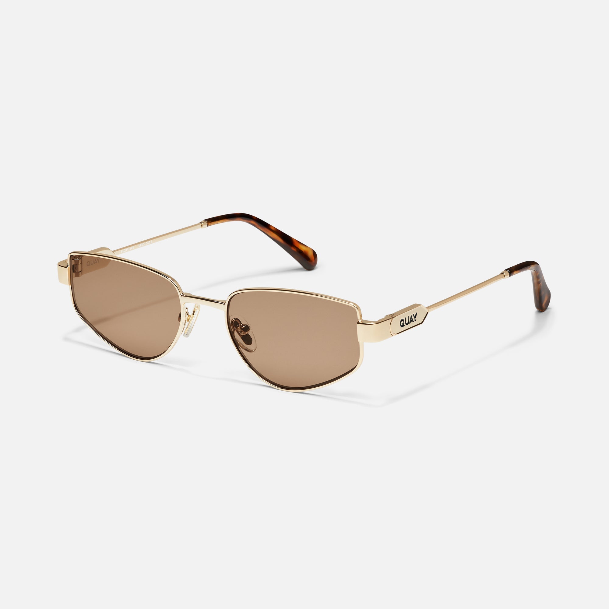QUAY - HIT SINGLE Sunglasses - gold/tan