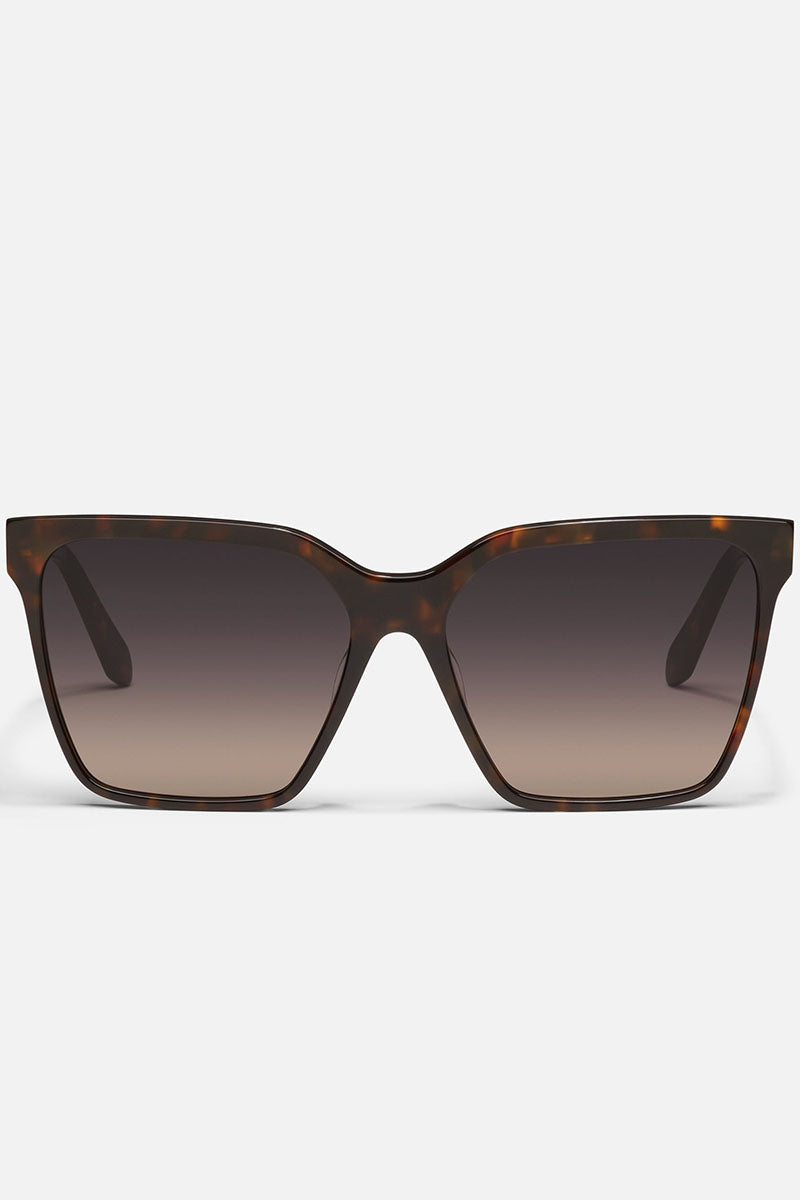 QUAY Level Up Remixed Sunglasses - Neutral Tort