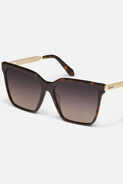 QUAY Level Up Remixed Sunglasses - Neutral Tort