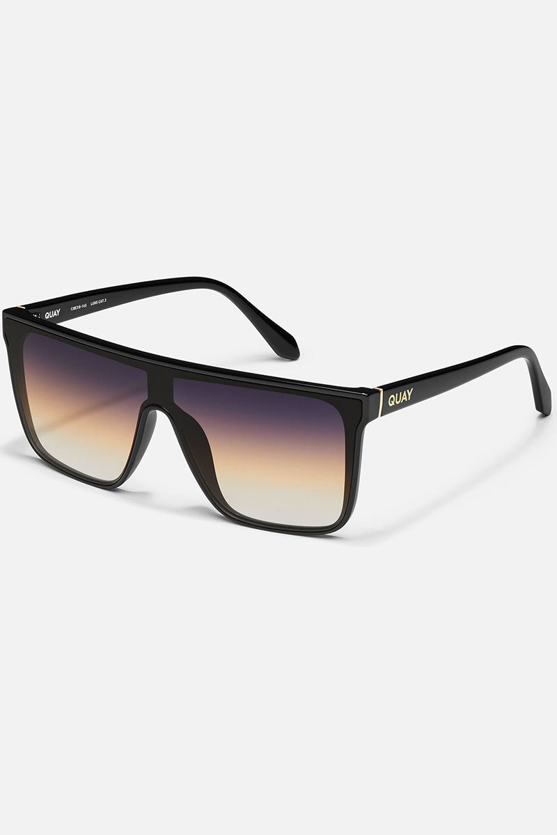 QUAY Nightfall Sunglasses - Black/Dusk