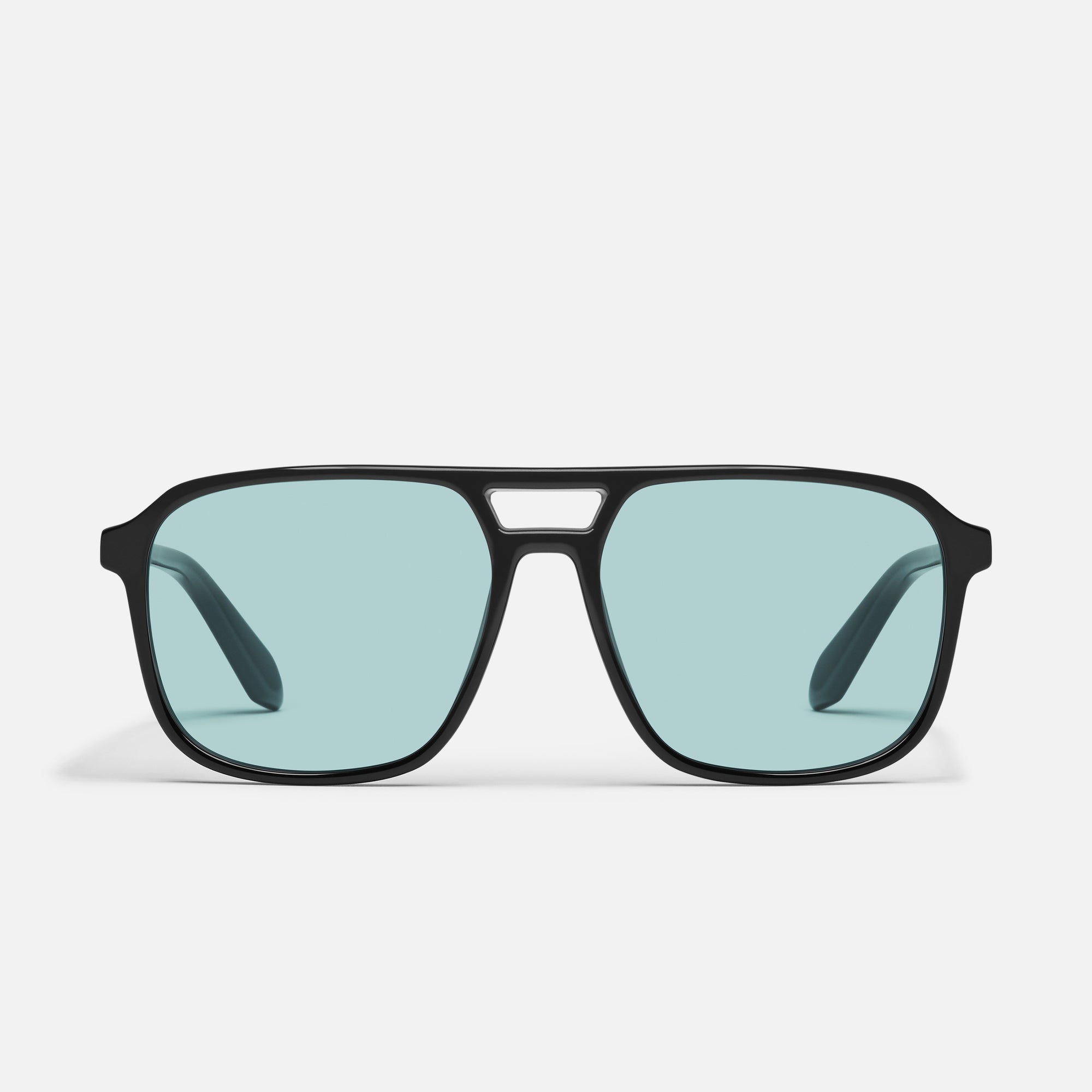 QUAY On The Fly Sunglasses - black/aqua