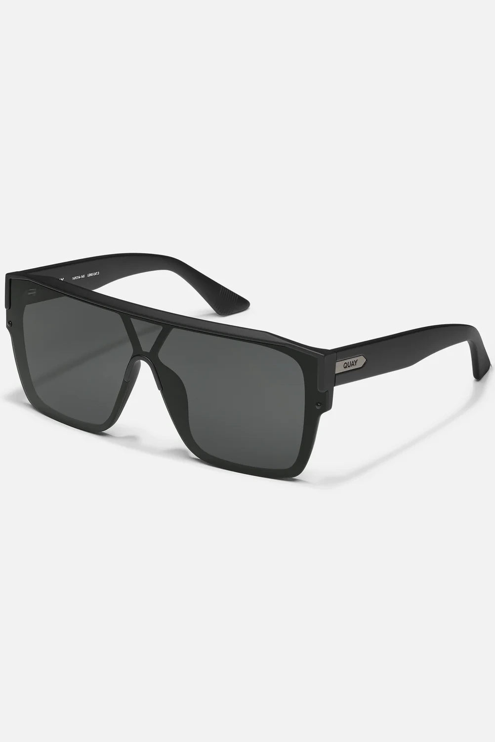 QUAY Tempo - matte black/smoke