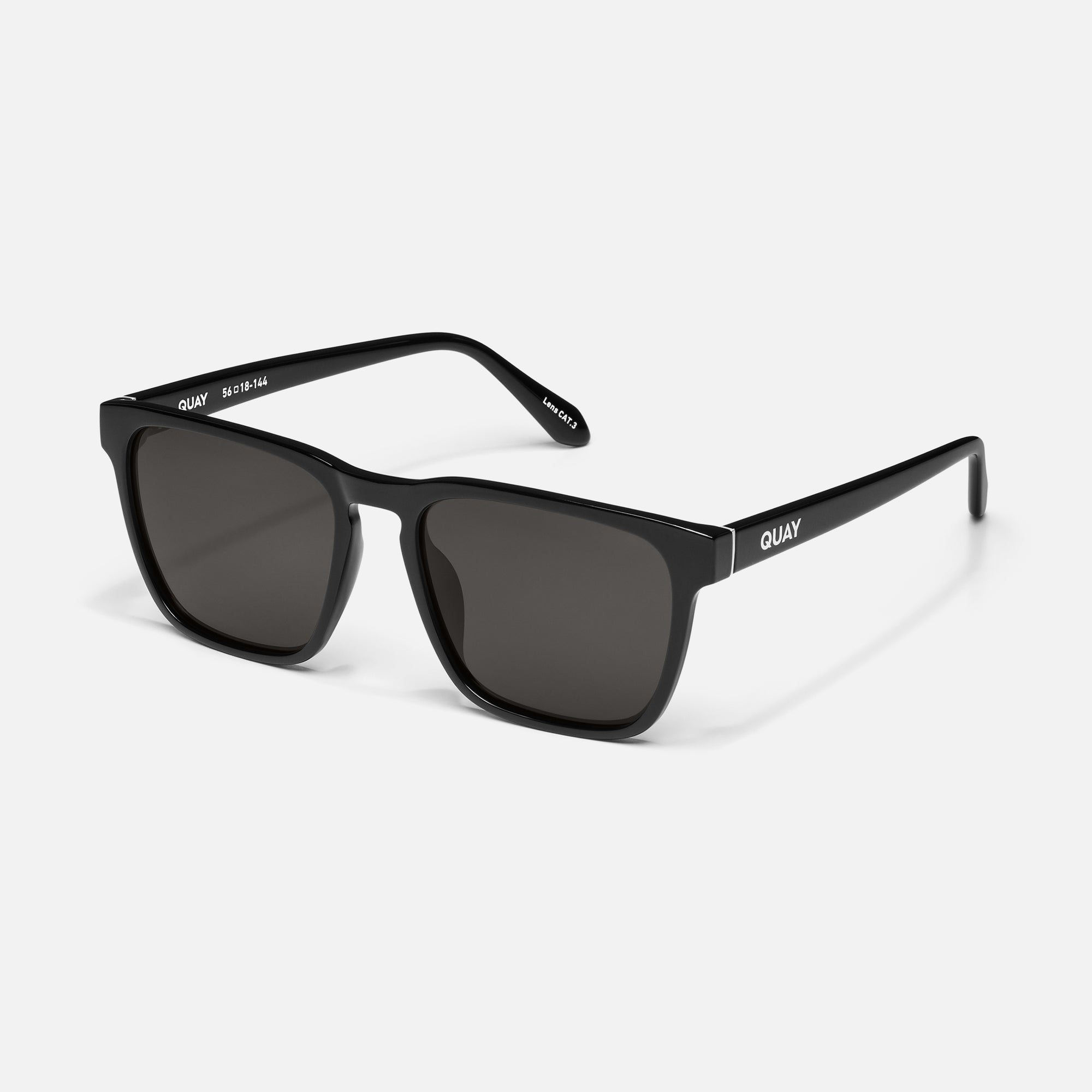 QUAY Unplugged Sunglasses- Black/blk