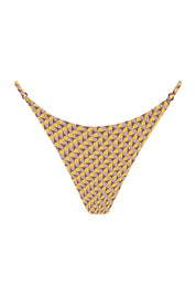 ACACIA Ralph Bottom - High Cut Bikini Swim Bottom (Dijon, Goldie)