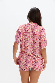BENOA Aloha Shirt Dress - Diva, Bloom, Tropics