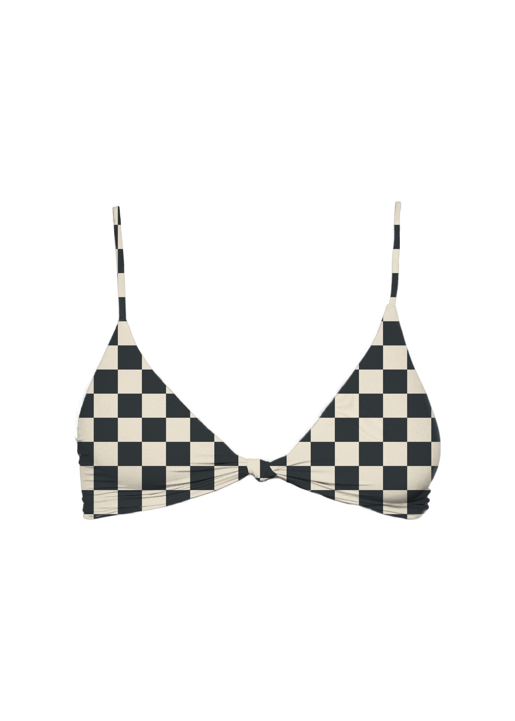 MAI Knot Top (Twilight Petal, Retro Check, Skipper Ribbed, Almond)