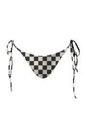 MAI Tie Bottom (Twilight Petal, Retro Check, Skipper Ribbed)