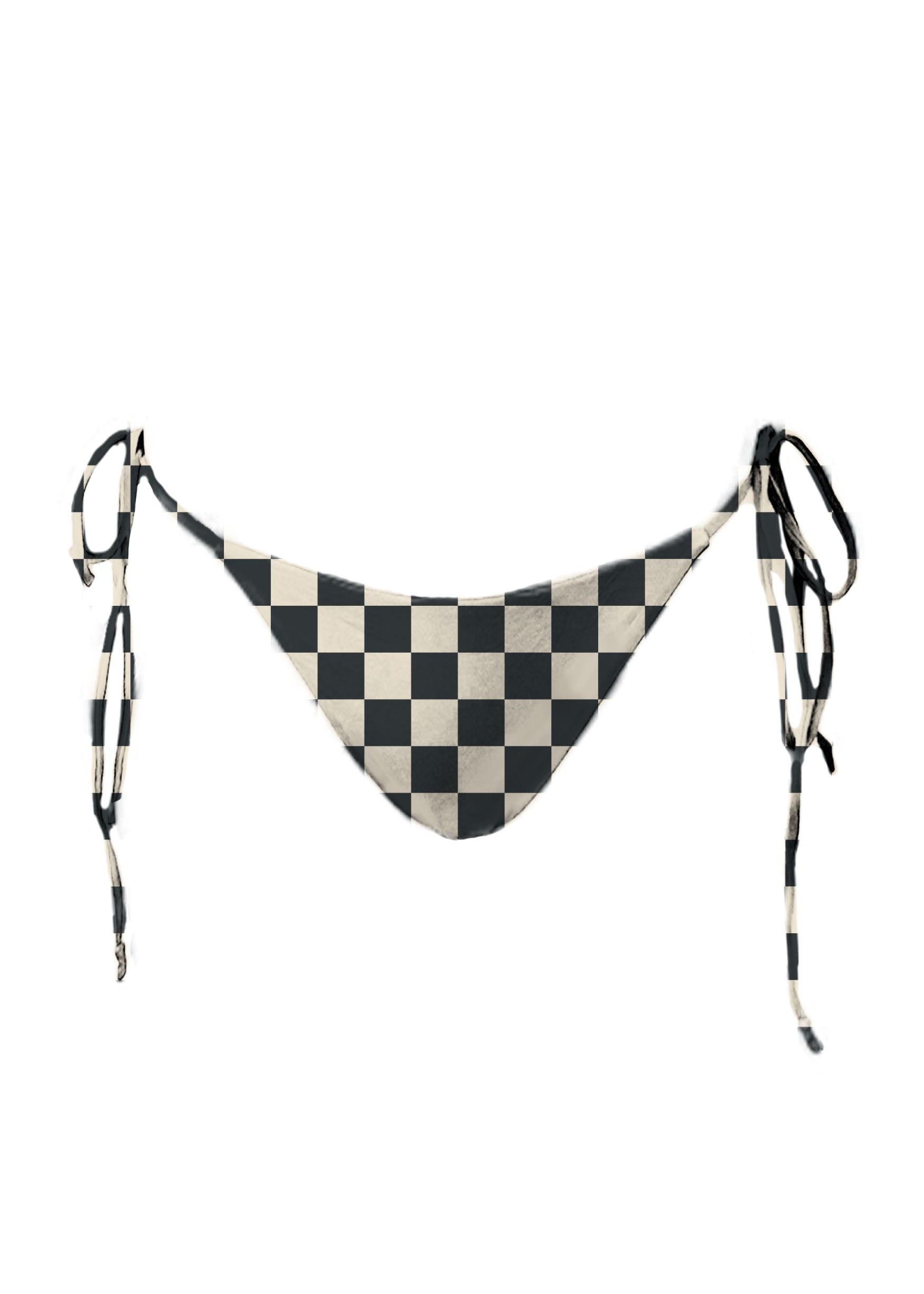 MAI Tie Bottom (Twilight Petal, Retro Check, Skipper Ribbed)