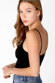 NIKIBIKI Ribbed V Neck Crop Top