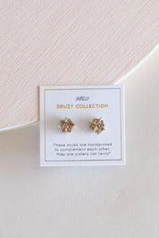 JAX KELLY Rose Gold Druzy Prong
