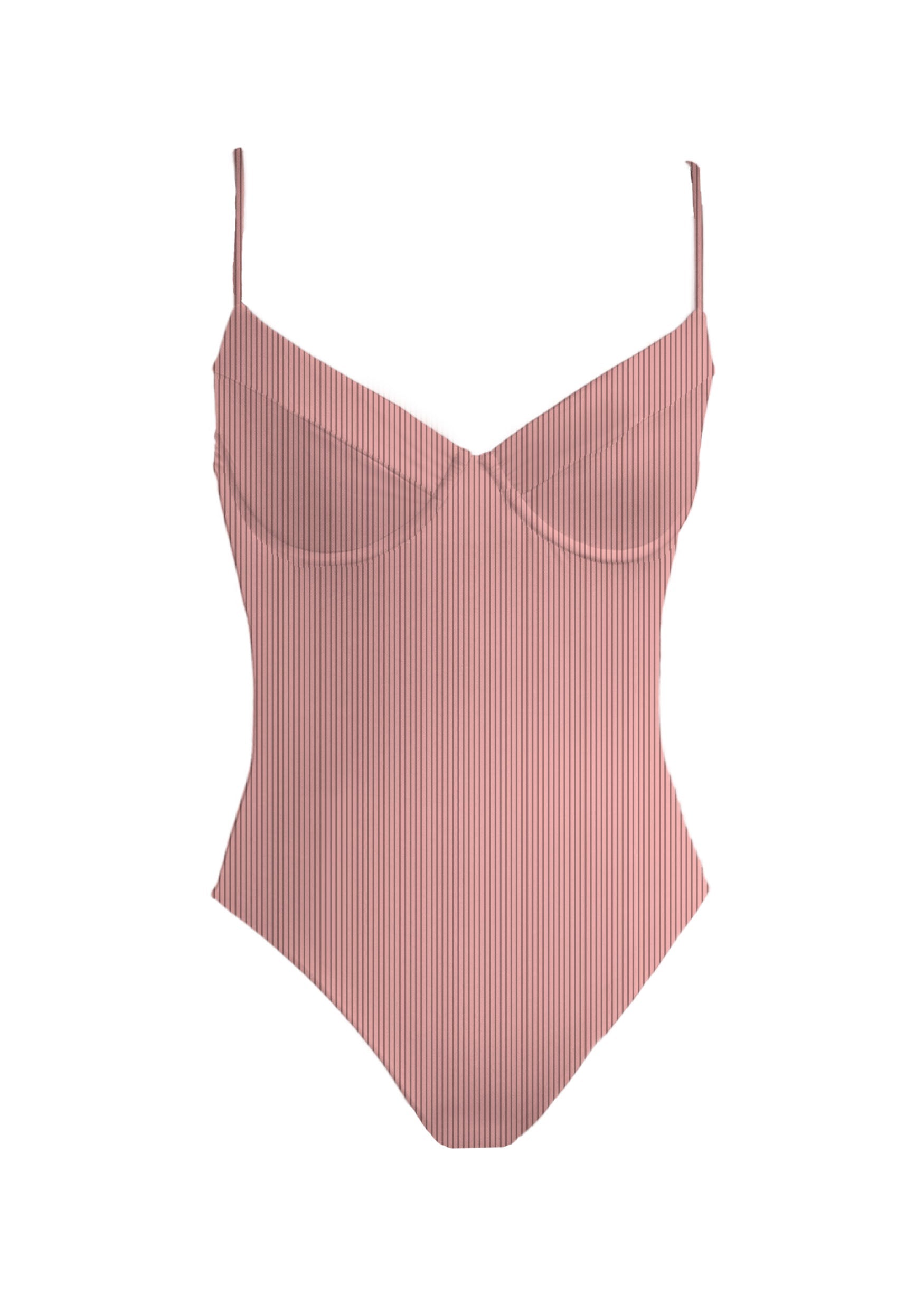 MAI Costa Bodysuit (Rosemilk Rib)