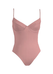 MAI Costa Bodysuit (Rosemilk Rib)
