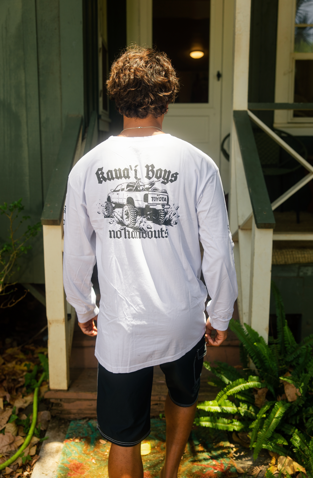 No Handouts Adult LS Tee