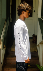 No Handouts Adult LS Tee