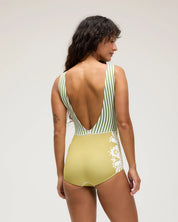 SEEA Lido One Piece - (Tropical Green, Sun Petals)