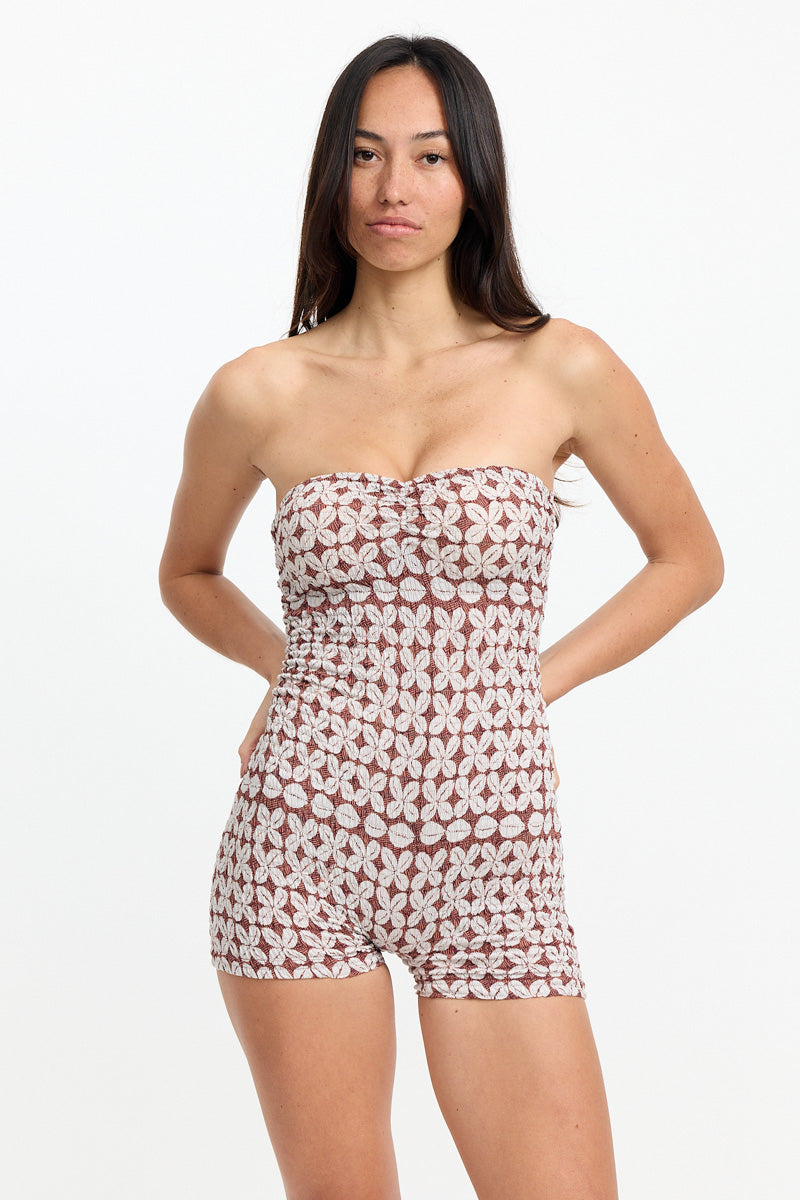 BENOA Serena Romper (Spring, Goldie, Velzy, Cowrie Basket)