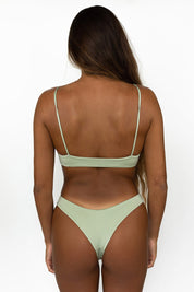 Everyday Bottom - Tiger Lily Ribbed, Azure