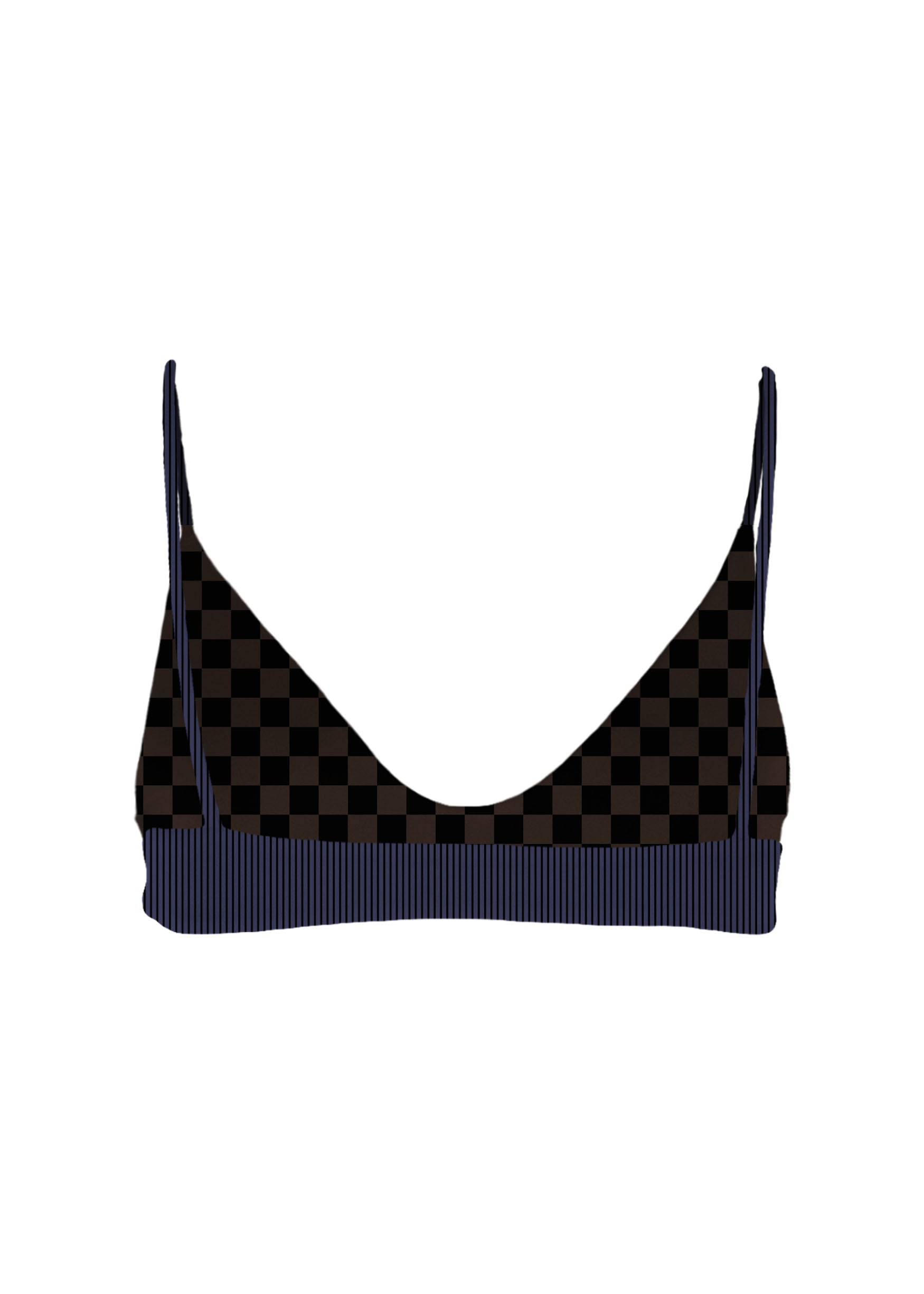 MAI Everyday Top (Retro Check, Twilight Petal, Skipper Ribbed)