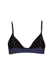 MAI Knot Top (Twilight Petal, Retro Check, Skipper Ribbed, Almond)
