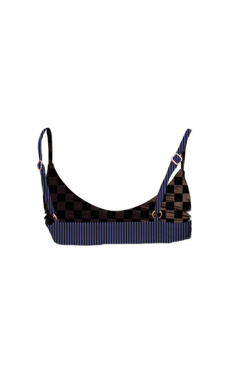 MAI Littles Everyday Top (Retro Check, Skipper Ribbed)